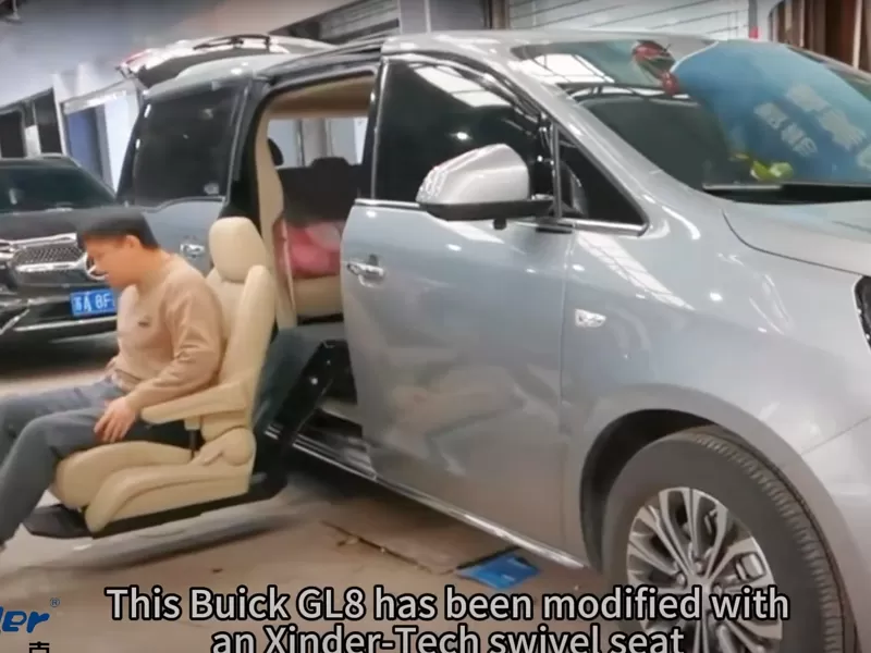 مقعد سيارة دوار فاز-Buick GL8 معدّل بمقعد دوار Xinder-Tech